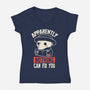 Nothing Can Fix You-Womens-V-Neck-Tee-koalastudio