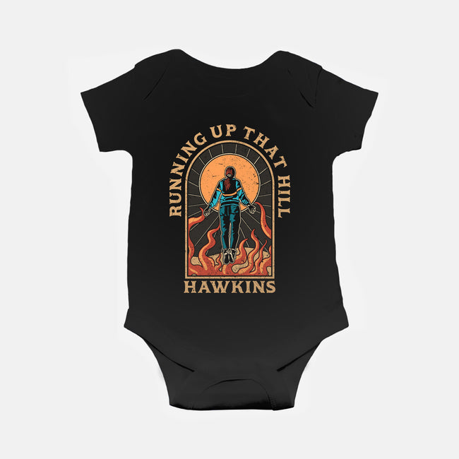 Running Up That Hill Hawkins-Baby-Basic-Onesie-fanfreak1