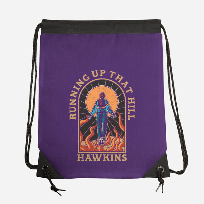 Running Up That Hill Hawkins-None-Drawstring-Bag-fanfreak1