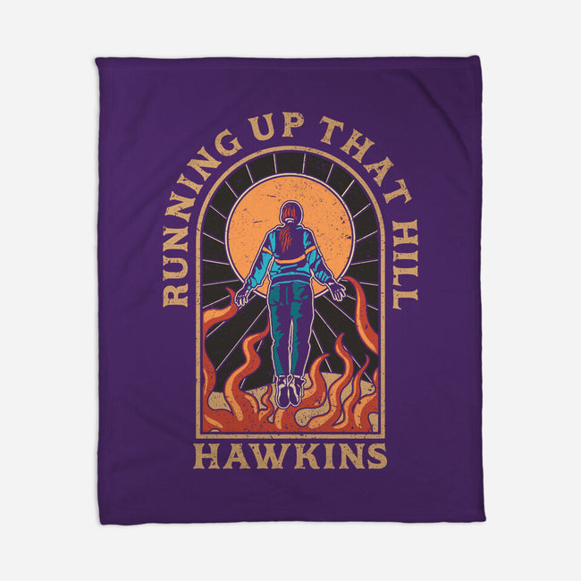 Running Up That Hill Hawkins-None-Fleece-Blanket-fanfreak1