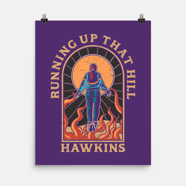 Running Up That Hill Hawkins-None-Matte-Poster-fanfreak1