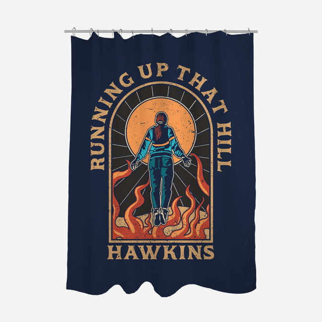 Running Up That Hill Hawkins-None-Polyester-Shower Curtain-fanfreak1