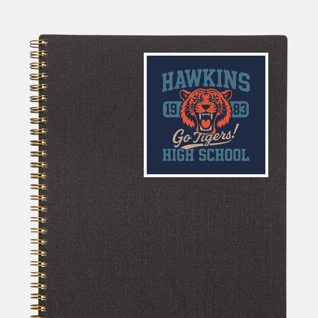 Hawkins Tigers-None-Glossy-Sticker-fanfreak1