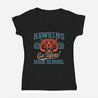 Hawkins Tigers-Womens-V-Neck-Tee-fanfreak1