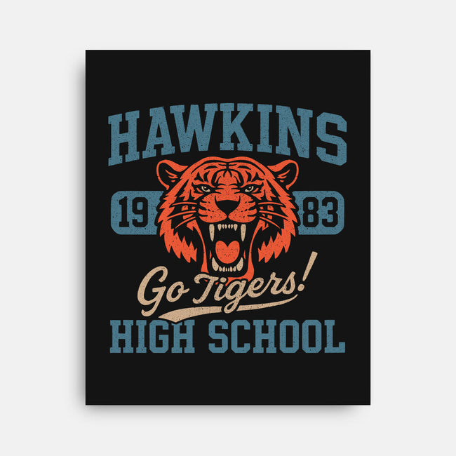 Hawkins Tigers-None-Stretched-Canvas-fanfreak1