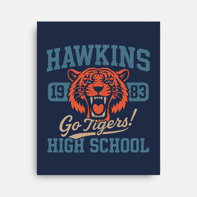 Hawkins Tigers-None-Stretched-Canvas-fanfreak1