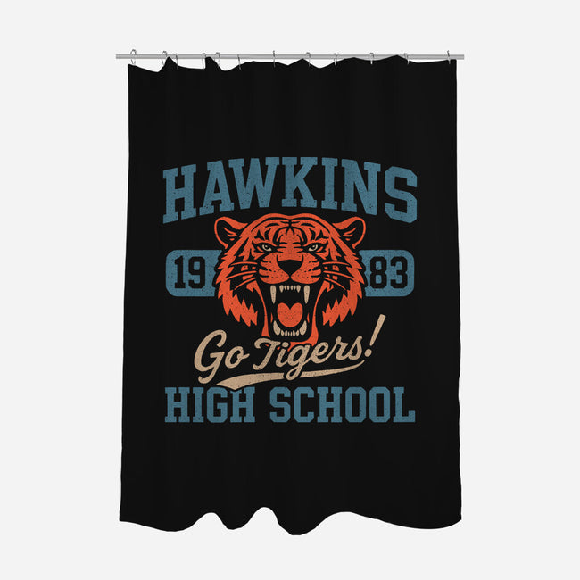 Hawkins Tigers-None-Polyester-Shower Curtain-fanfreak1