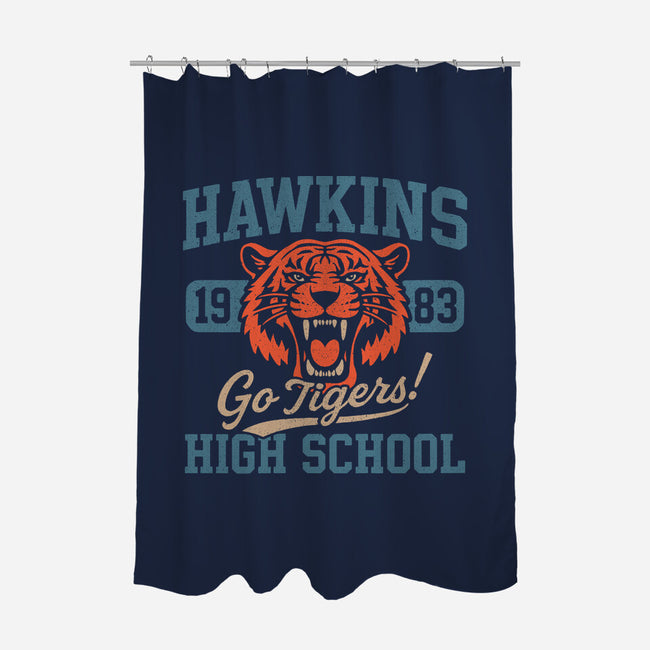 Hawkins Tigers-None-Polyester-Shower Curtain-fanfreak1