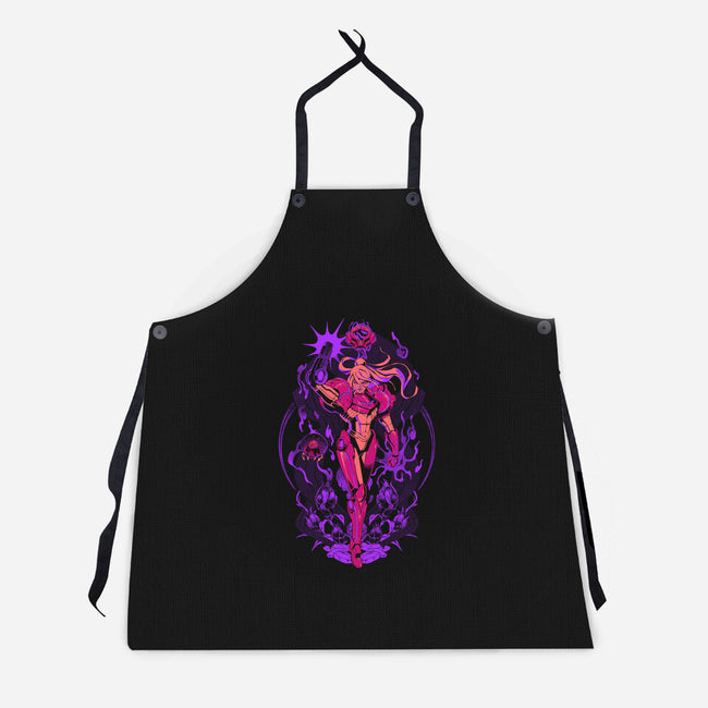 Psychic Bounty Hunter-Unisex-Kitchen-Apron-ilustrata