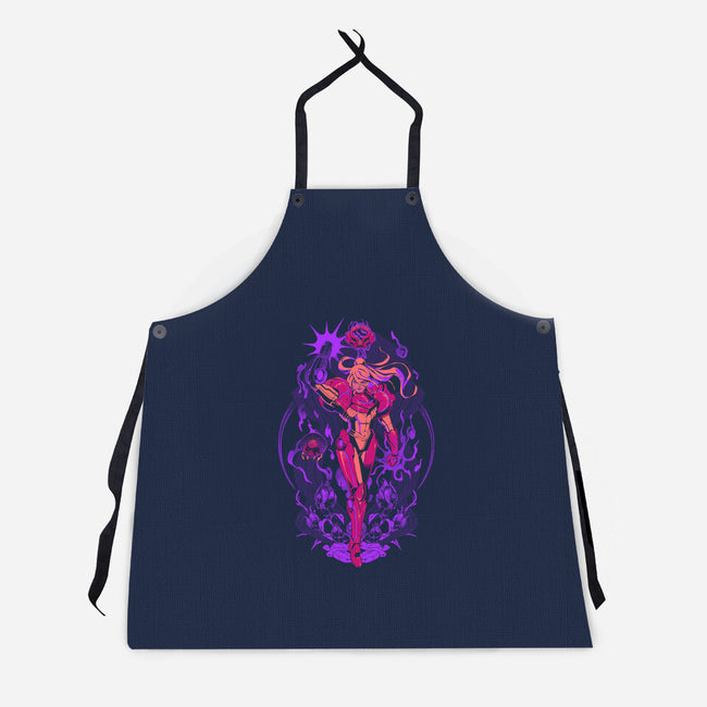 Psychic Bounty Hunter-Unisex-Kitchen-Apron-ilustrata