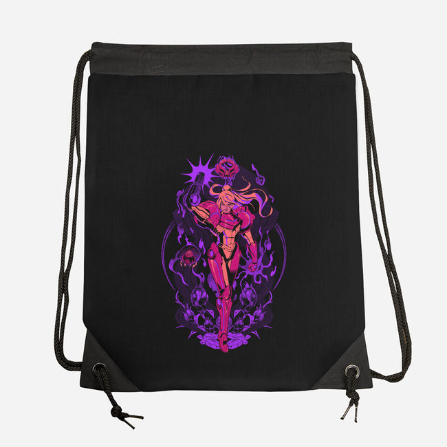Psychic Bounty Hunter-None-Drawstring-Bag-ilustrata