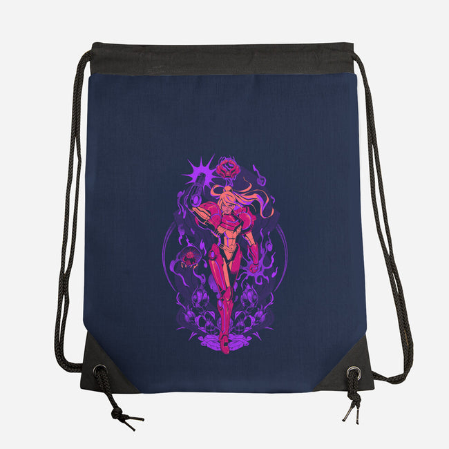 Psychic Bounty Hunter-None-Drawstring-Bag-ilustrata