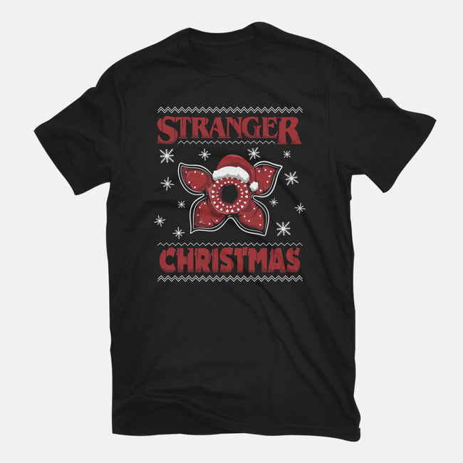 A Stranger Christmas-Unisex-Basic-Tee-OnlyColorsDesigns