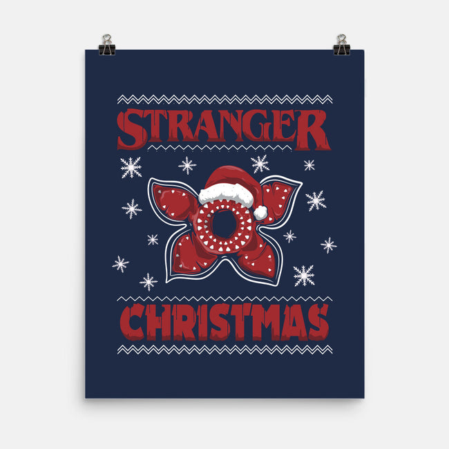 A Stranger Christmas-None-Matte-Poster-OnlyColorsDesigns