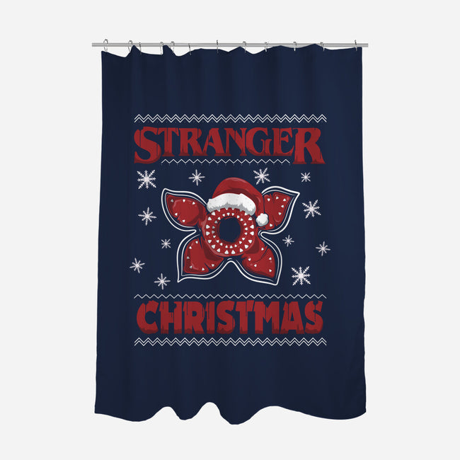 A Stranger Christmas-None-Polyester-Shower Curtain-OnlyColorsDesigns