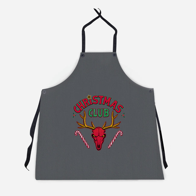 Christmas Fire Club-Unisex-Kitchen-Apron-teesgeex
