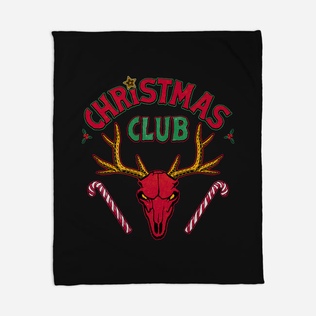 Christmas Fire Club-None-Fleece-Blanket-teesgeex