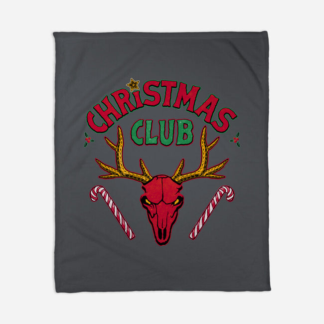 Christmas Fire Club-None-Fleece-Blanket-teesgeex