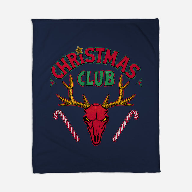 Christmas Fire Club-None-Fleece-Blanket-teesgeex