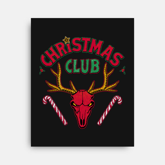 Christmas Fire Club-None-Stretched-Canvas-teesgeex