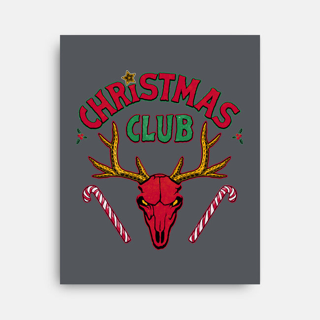 Christmas Fire Club-None-Stretched-Canvas-teesgeex