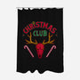 Christmas Fire Club-None-Polyester-Shower Curtain-teesgeex