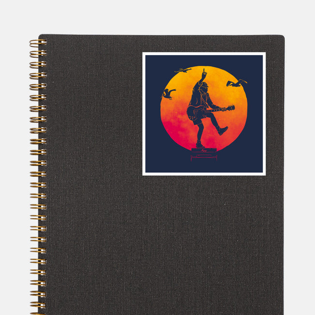 The Guitar Kid-None-Glossy-Sticker-teesgeex