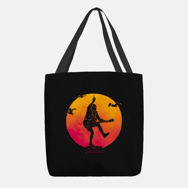 The Guitar Kid-None-Basic Tote-Bag-teesgeex