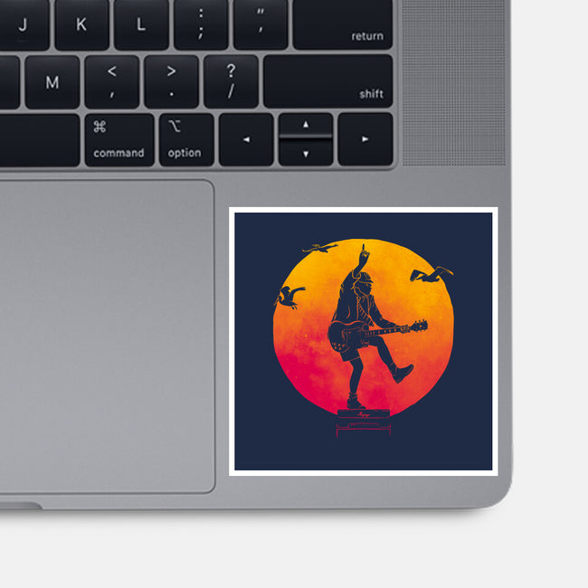 The Guitar Kid-None-Glossy-Sticker-teesgeex