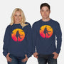 The Guitar Kid-Unisex-Crew Neck-Sweatshirt-teesgeex