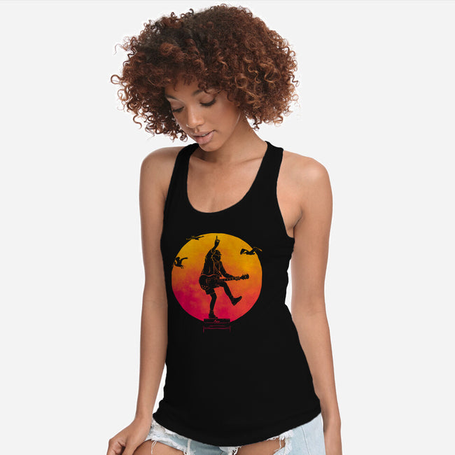The Guitar Kid-Womens-Racerback-Tank-teesgeex