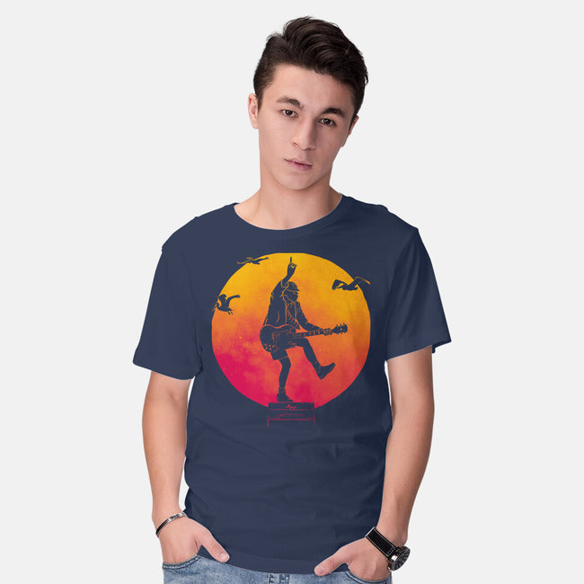 The Guitar Kid-Mens-Basic-Tee-teesgeex