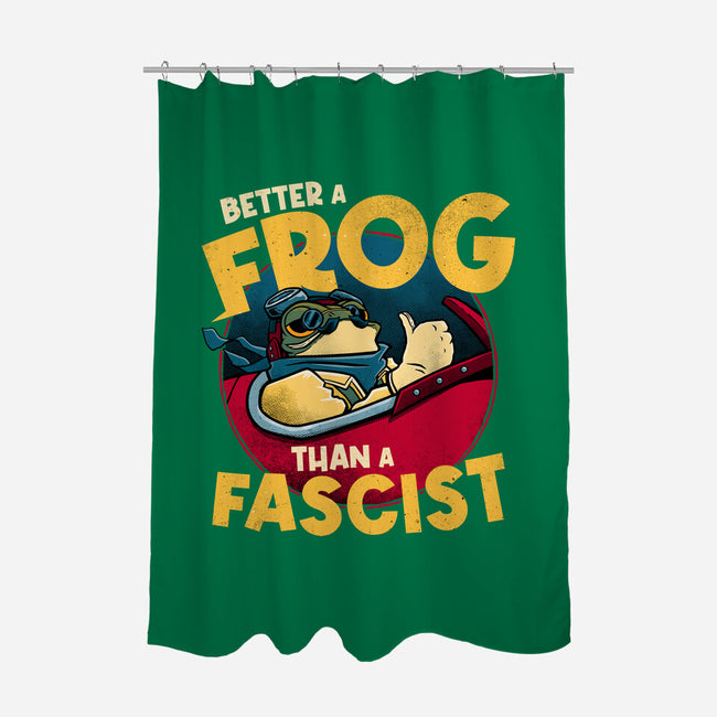 Better A Frog-None-Polyester-Shower Curtain-teesgeex