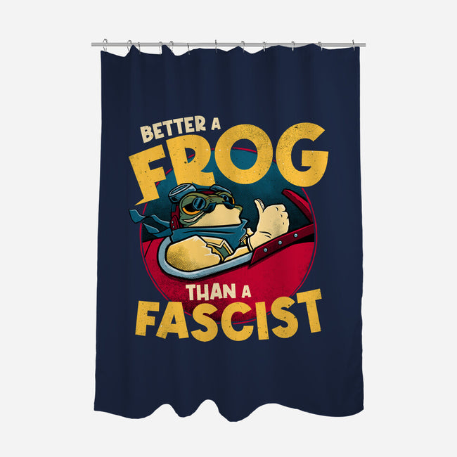 Better A Frog-None-Polyester-Shower Curtain-teesgeex