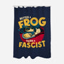 Better A Frog-None-Polyester-Shower Curtain-teesgeex