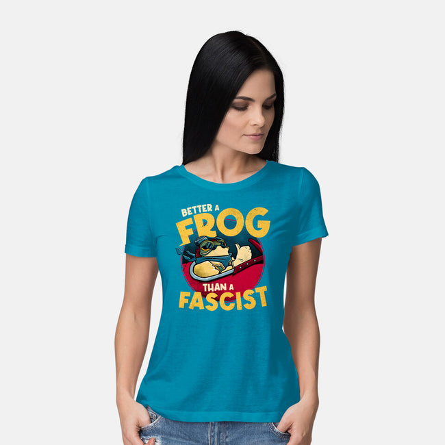 Better A Frog-Womens-Basic-Tee-teesgeex