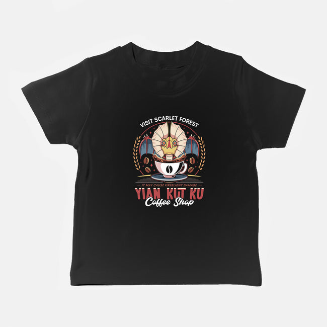 Yian Kut Ku Coffee Emblem-Baby-Basic-Tee-LAGELANTEE