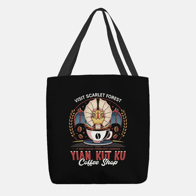 Yian Kut Ku Coffee Emblem-None-Basic Tote-Bag-LAGELANTEE