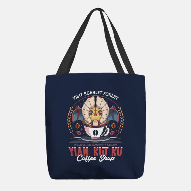 Yian Kut Ku Coffee Emblem-None-Basic Tote-Bag-LAGELANTEE
