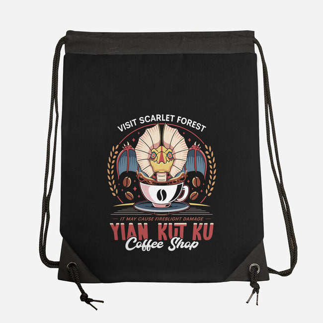 Yian Kut Ku Coffee Emblem-None-Drawstring-Bag-LAGELANTEE