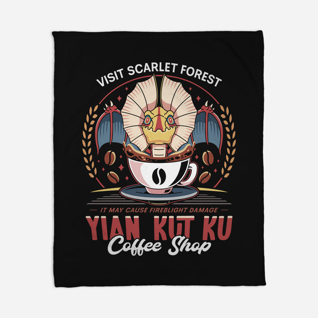 Yian Kut Ku Coffee Emblem-None-Fleece-Blanket-LAGELANTEE