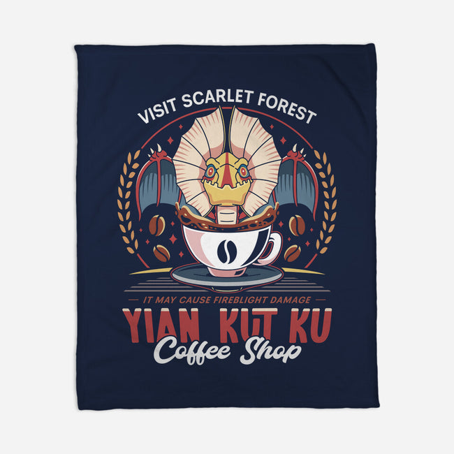 Yian Kut Ku Coffee Emblem-None-Fleece-Blanket-LAGELANTEE