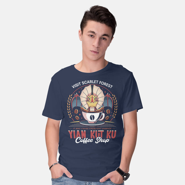 Yian Kut Ku Coffee Emblem-Mens-Basic-Tee-LAGELANTEE