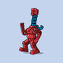 Robot Scarf-Mens-Long Sleeved-Tee-Raffiti