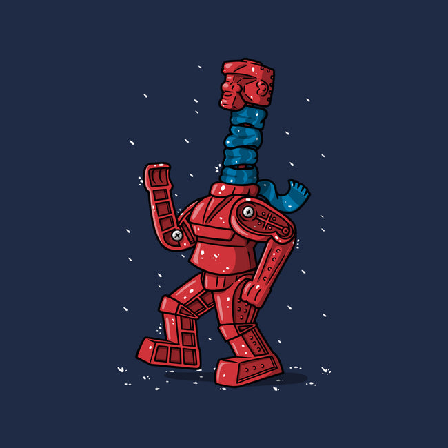 Robot Scarf-Unisex-Pullover-Sweatshirt-Raffiti