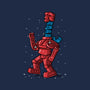 Robot Scarf-Unisex-Pullover-Sweatshirt-Raffiti