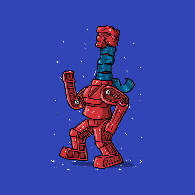 Robot Scarf-Youth-Crew Neck-Sweatshirt-Raffiti