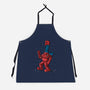 Robot Scarf-Unisex-Kitchen-Apron-Raffiti