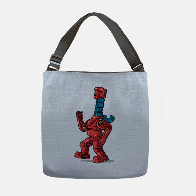 Robot Scarf-None-Adjustable Tote-Bag-Raffiti