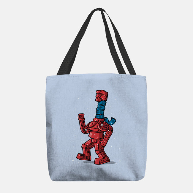 Robot Scarf-None-Basic Tote-Bag-Raffiti
